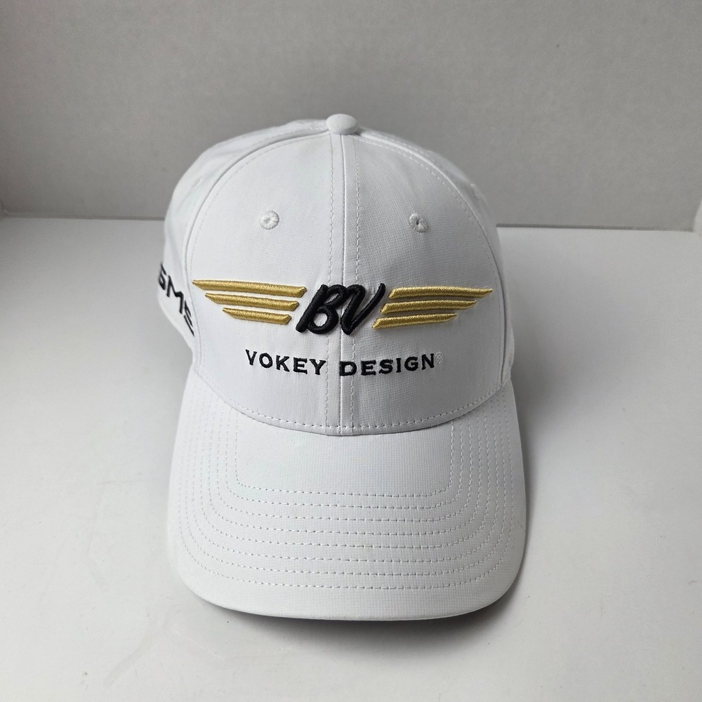 Titleist Bob Vokey Design Hat Cap Mens Adjustable White SM9